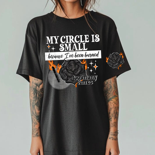 My Circle Is Small Womens Graphic T-shirt