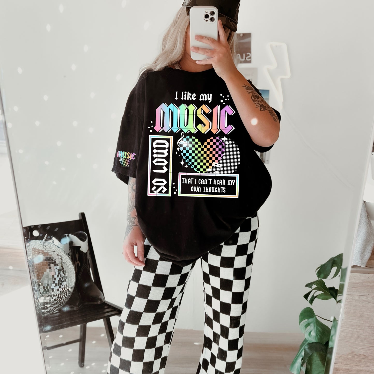Loud Music Lover Tee – Funny Mental Health & Music Graphic Shirt