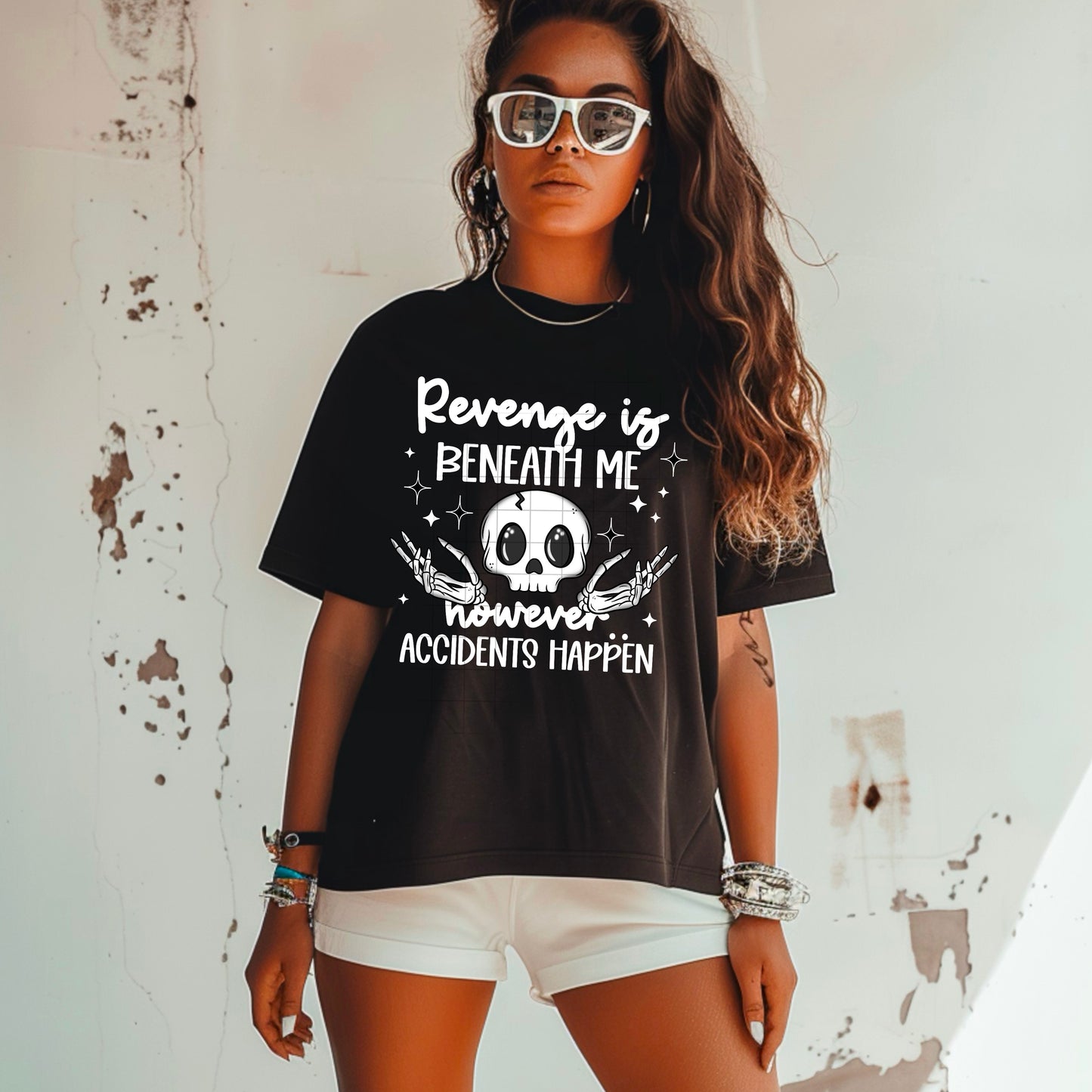 Revenge Is Beneath Me However Womens Graphic T-shirt