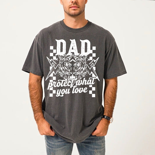 Dad Protect What You Love Mens Graphic T-shirt