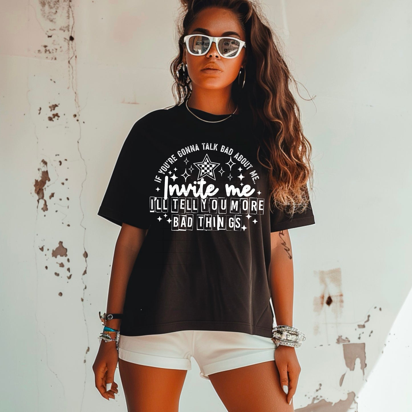 If Your Gonna Talk About Me Invite Me Womens Graphic T-shirt