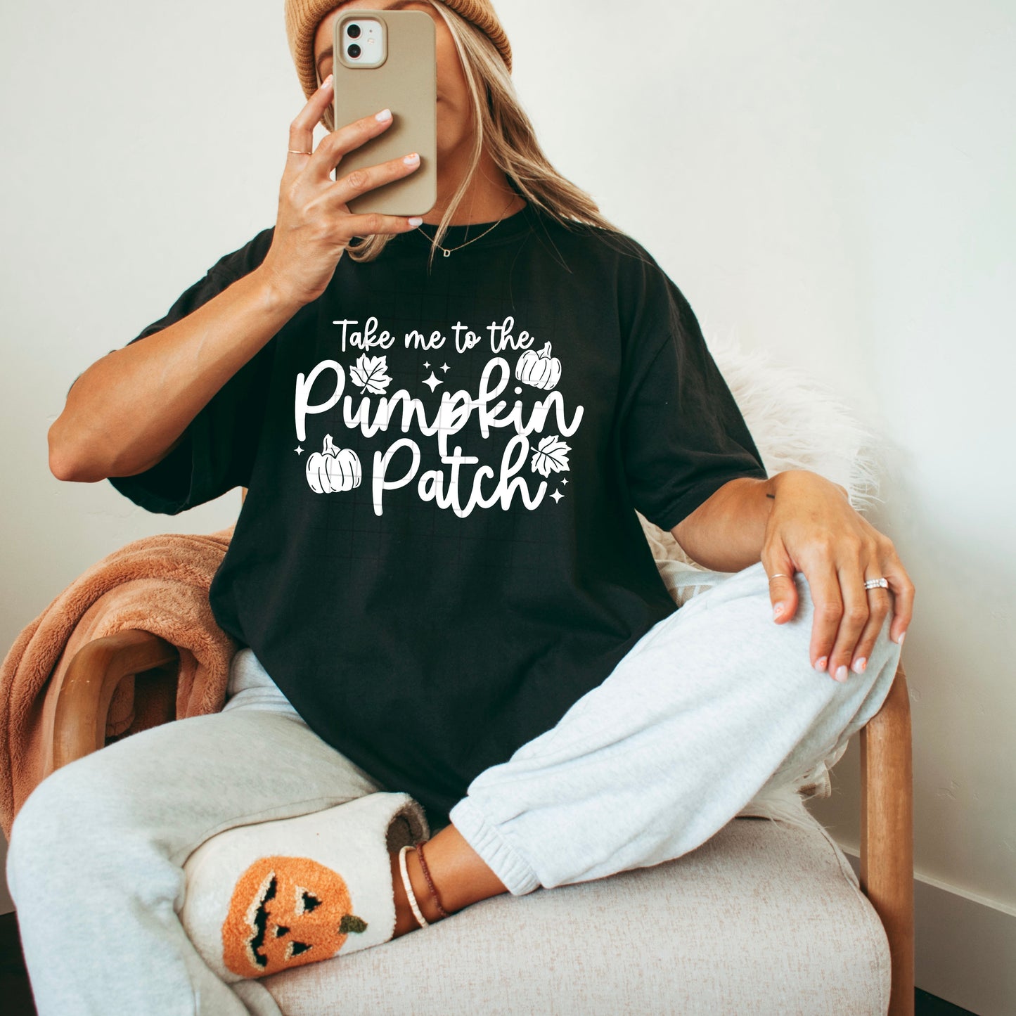 Take Me to the Pumpkin Patch Tee - Fall Graphic Shirt