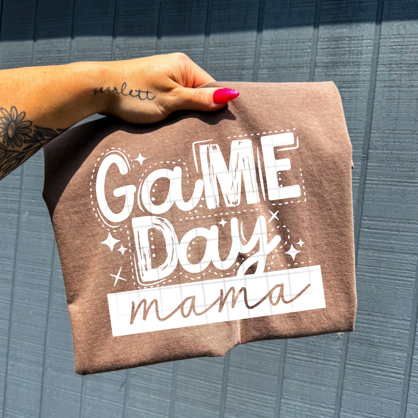 Game Day Mama Graphic T-Shirt | Sports Mom Tee | Cute Game Day Unisex Shirt | Football, Baseball, Softball and Soccer Fan Apparel