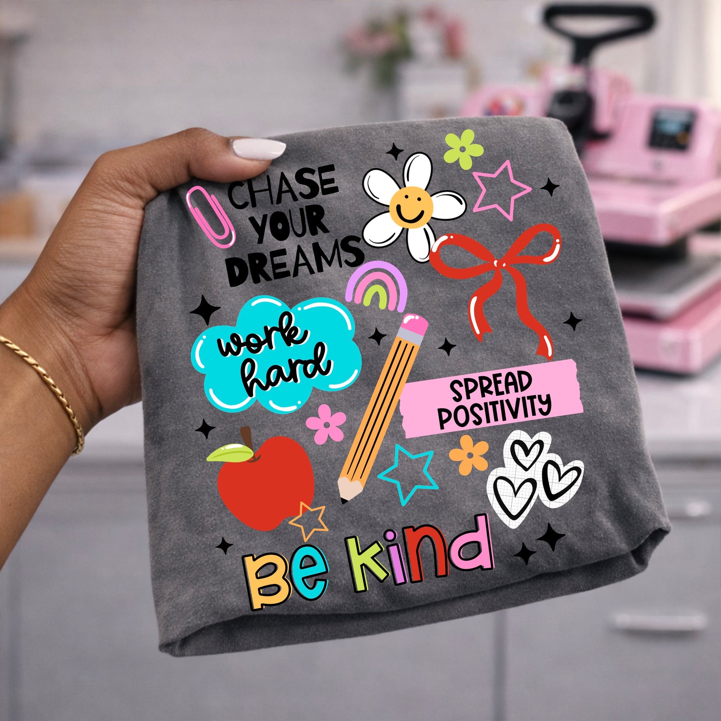Be Kind Inspirational Graphic Tee | Teacher Appreciation Shirt | Positive Motivation T-Shirt ✨