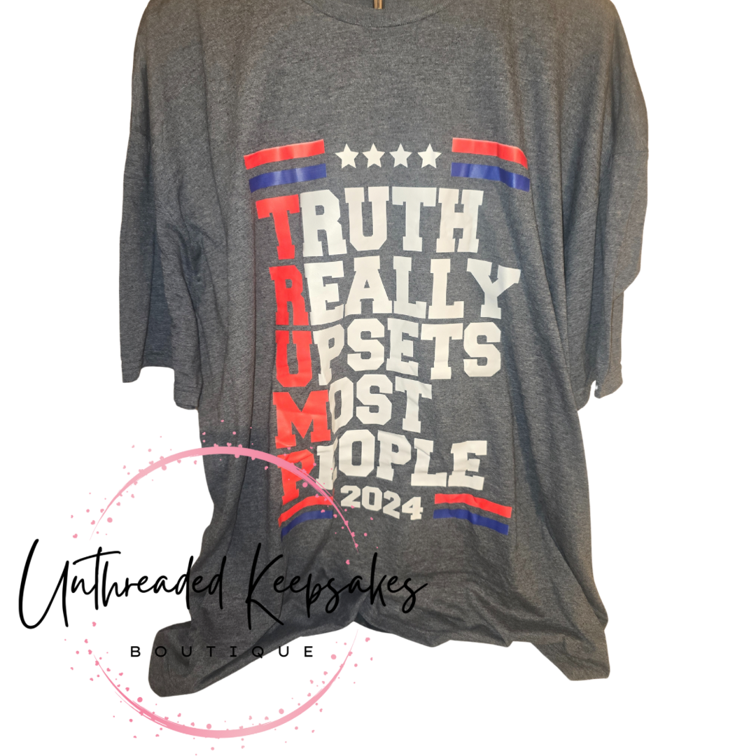Trump “Truth” Graphic Tee – XL Pro-Trump Truth Social Shirt | Political Statement Apparel