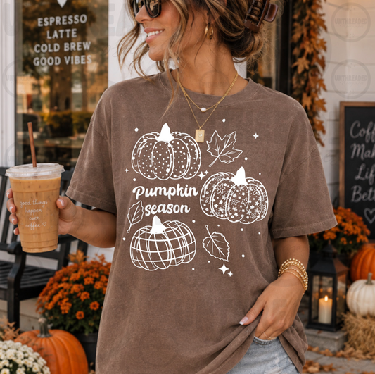 Pumpkin Season Fall Graphic Tee 🎃🍂✨