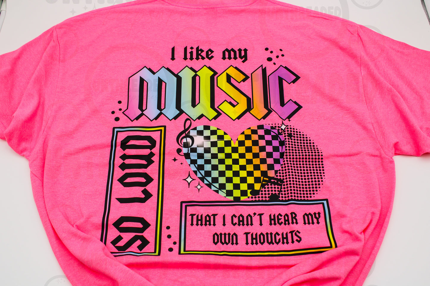 I Like My Music So Loud Graphic Tee – XL | Women’s Music Lover T-Shirt