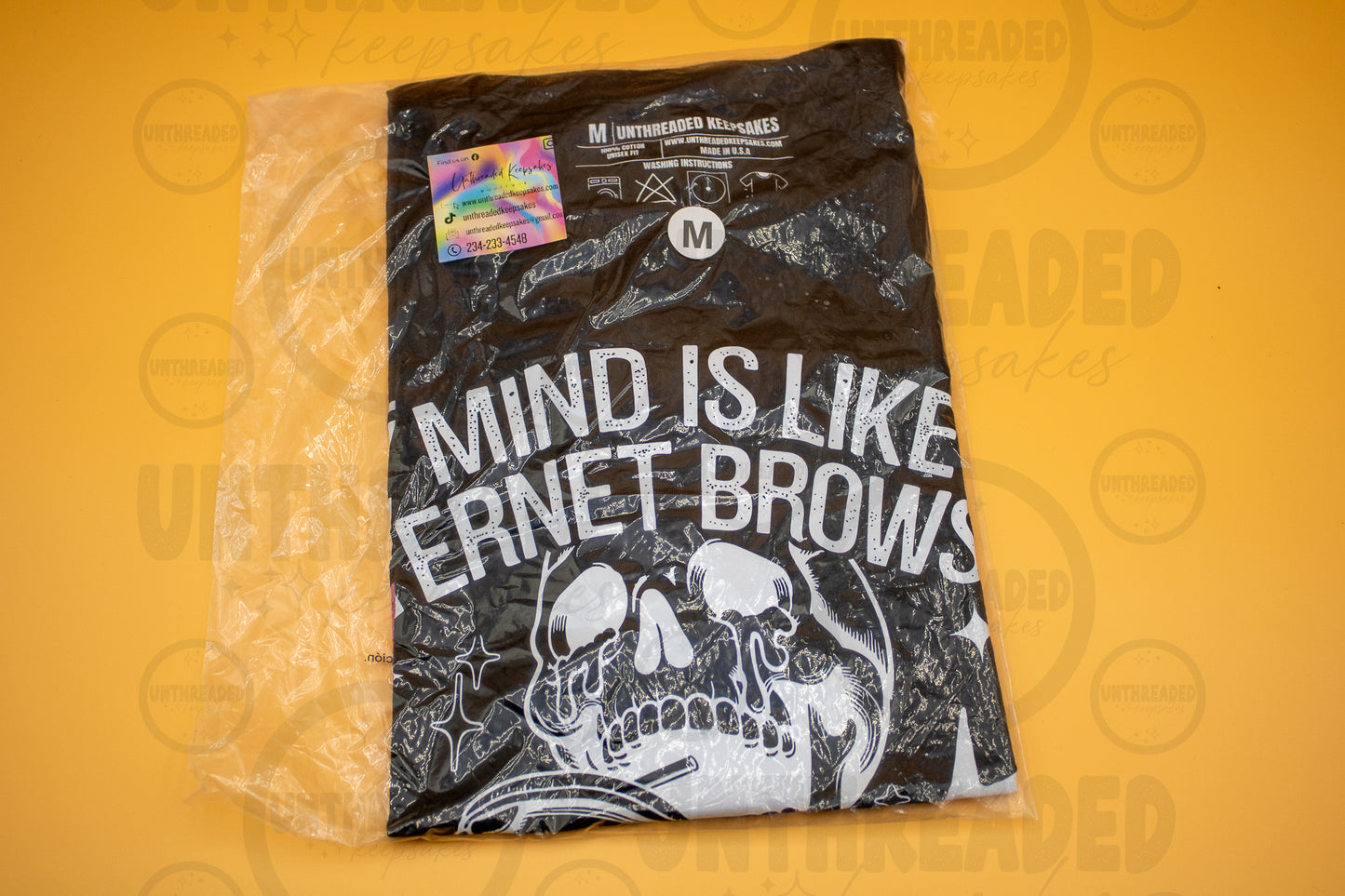 “My Mind Is Like a Web Browser” Tee – Funny Mental Overload Graphic Shirt (Medium)