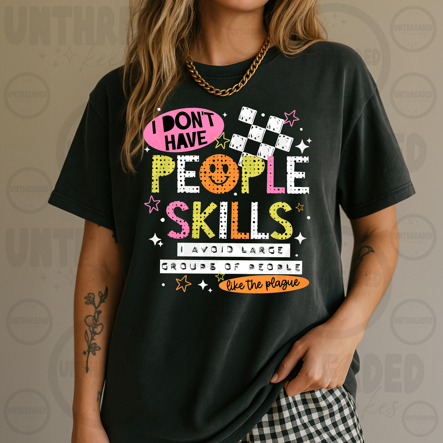I Don’t Have People Skills Funny Introvert Graphic Tee