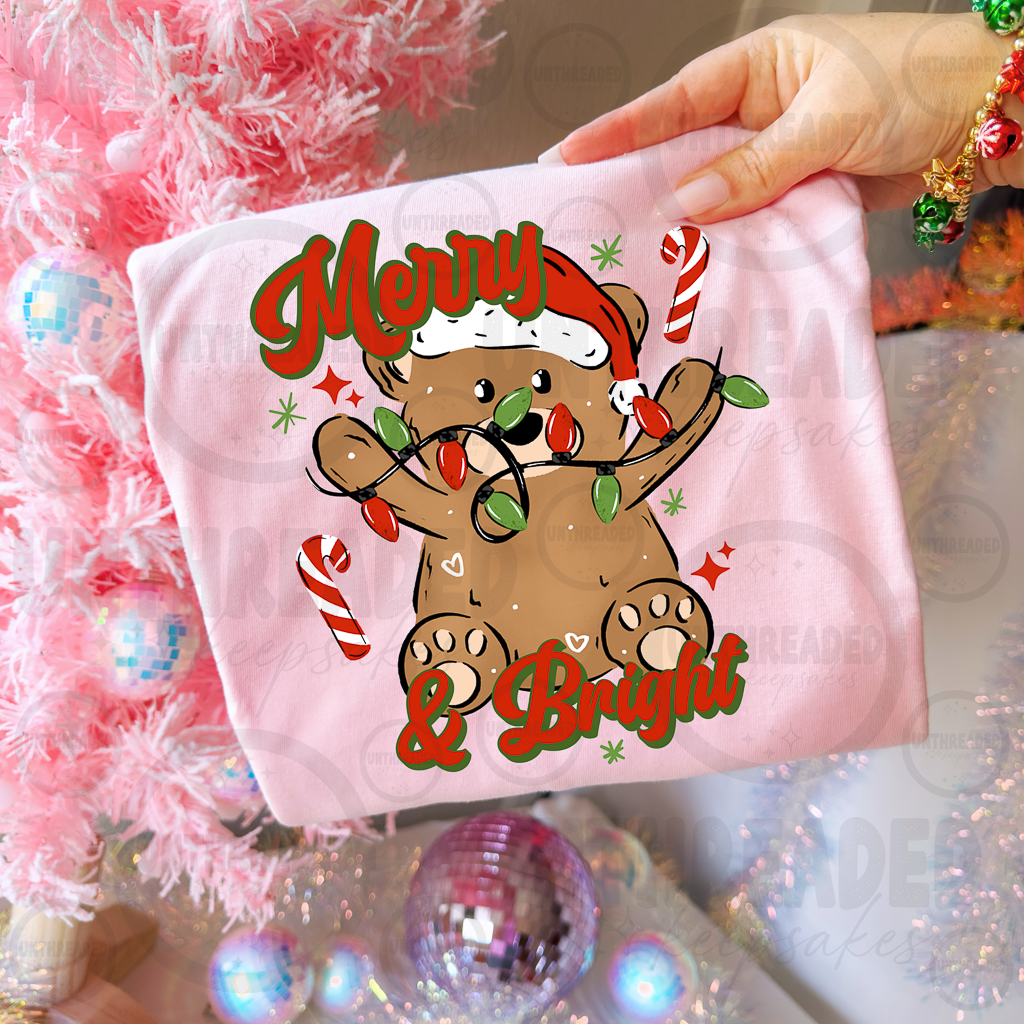 Merry and Bright Christmas Bear