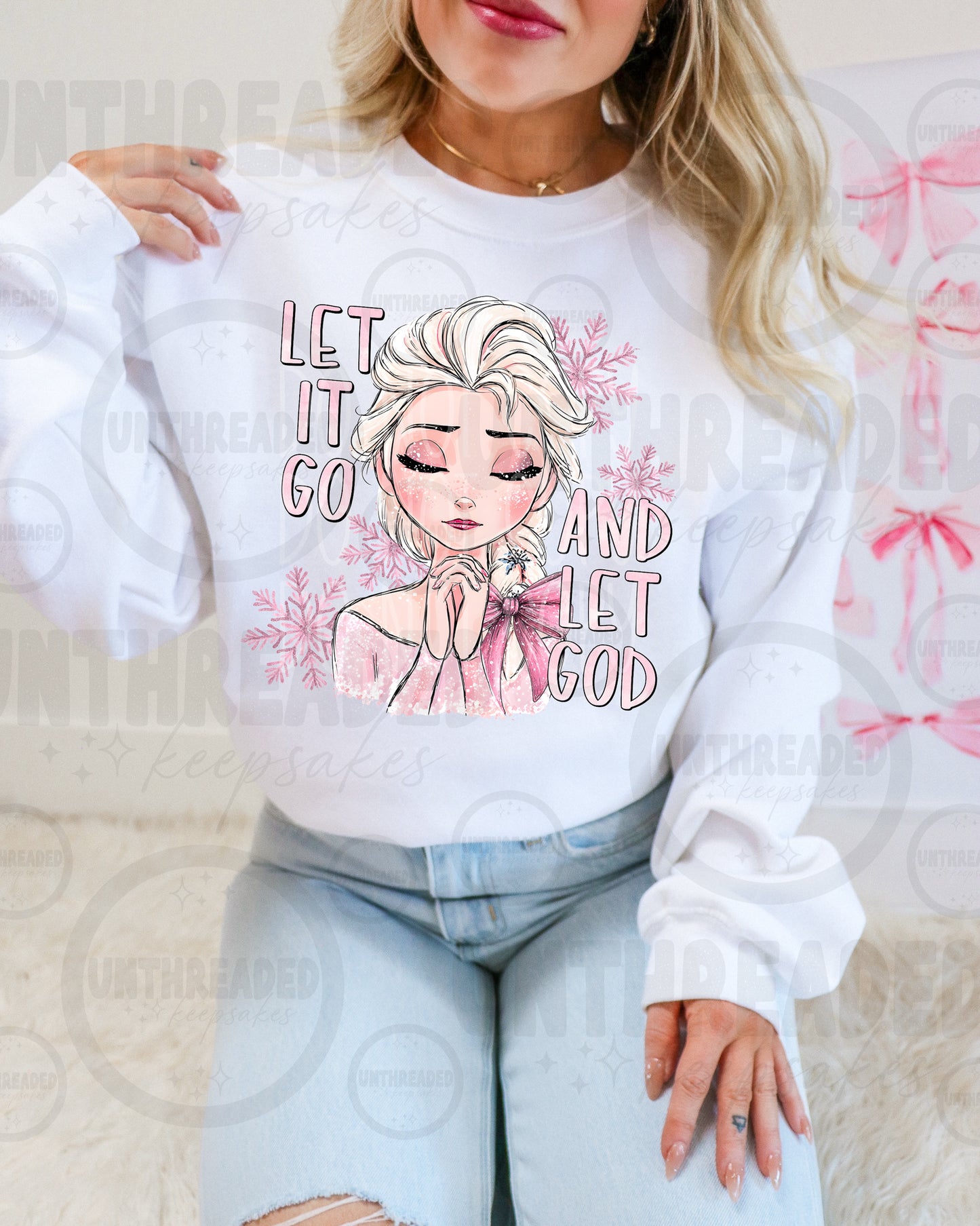 โ๏ธ๐ โLet It Go & Let Godโ Faith Sweatshirt โ๏ธ๐