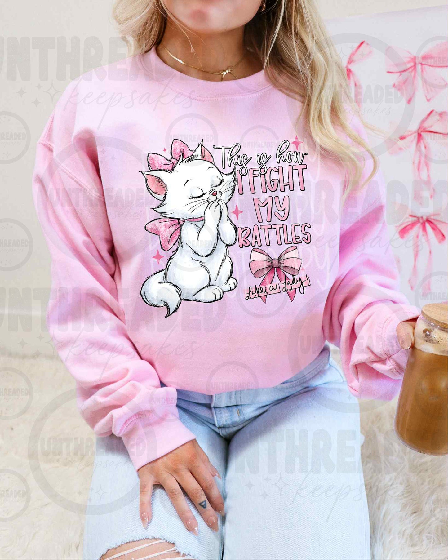 ๐๐ โThis Is How I Fight My Battlesโ Sweatshirt ๐๐