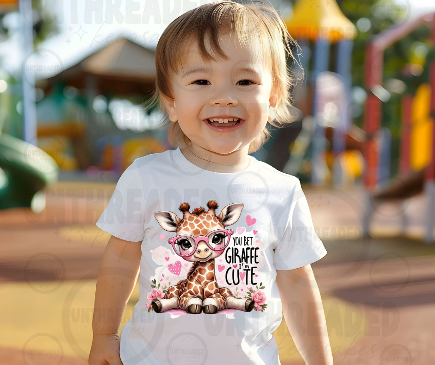 You Bet Giraffe I’m Cute Toddler & Youth Shirt