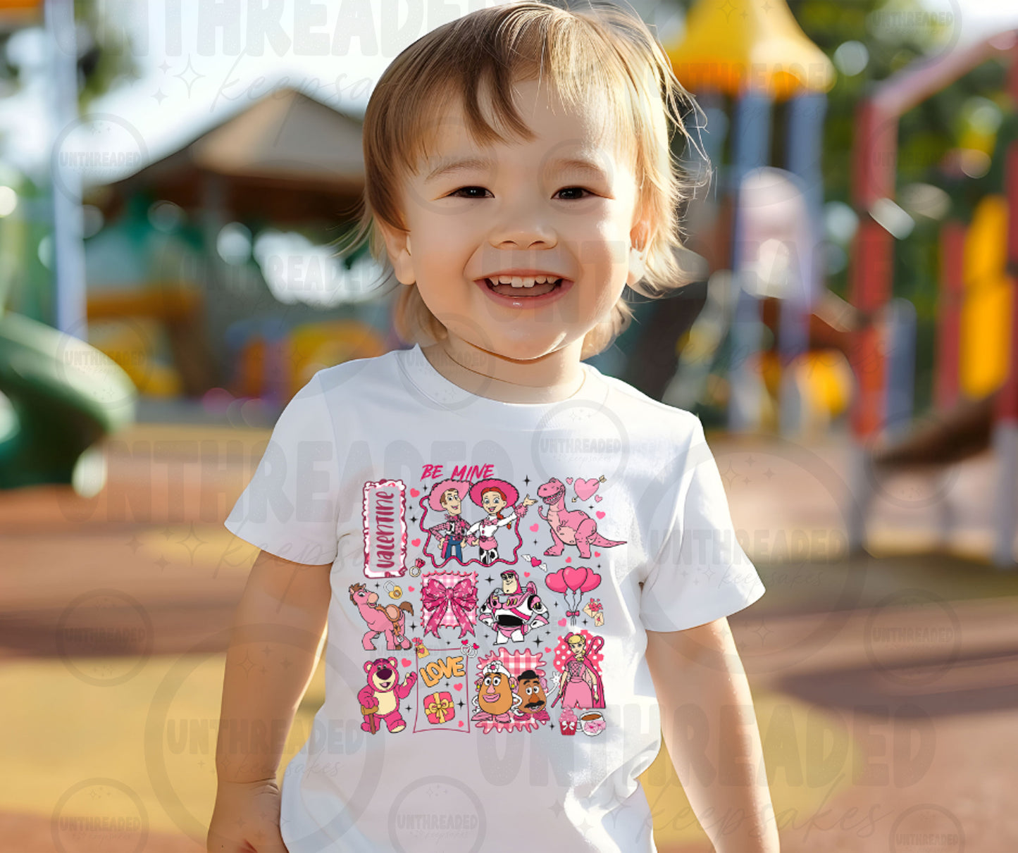 Playful Toy Friends Love Toddler T-Shirt | Youth Graphic Tee