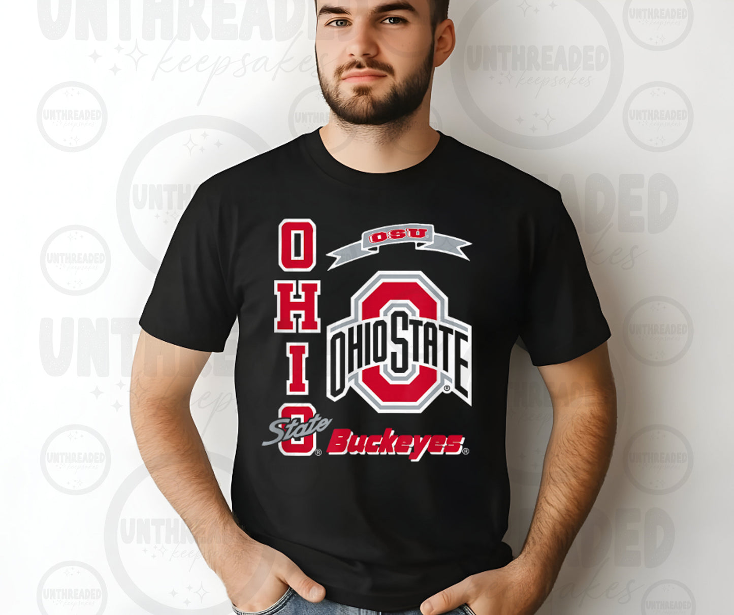 Ohio State Buckeyes Vertical Logo T-Shirt | Classic OSU Fan Apparel
