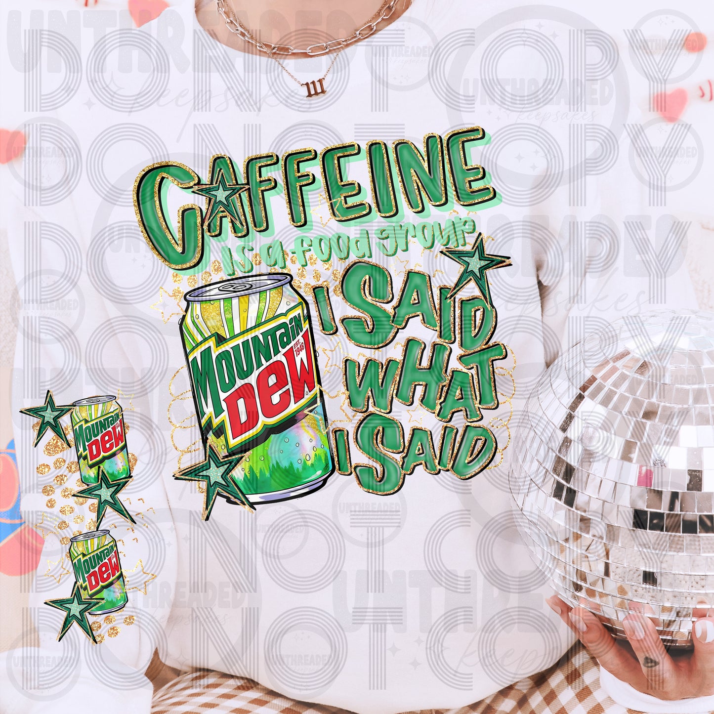 I Said What I Said Caffeine Sweatshirt | Drink Lover MD
