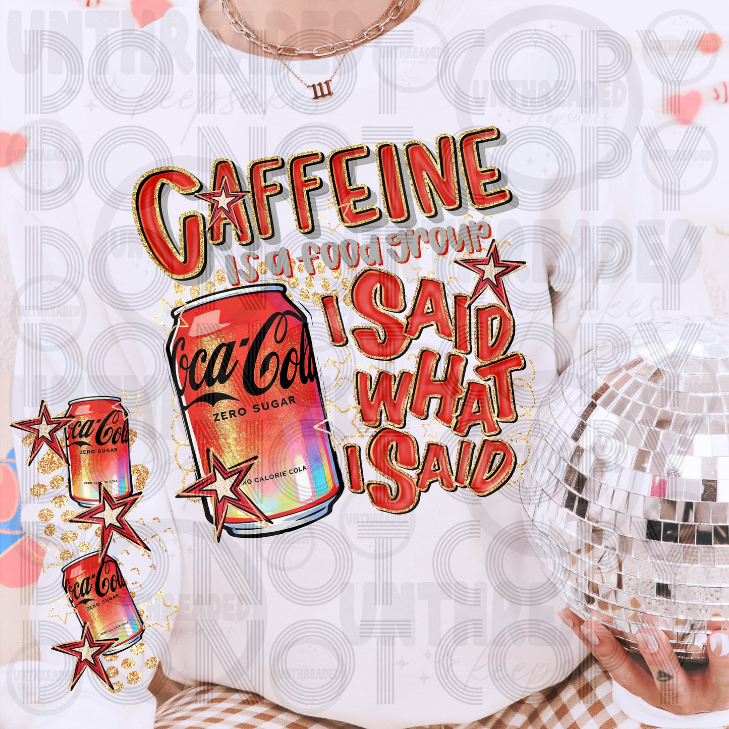 I Said What I Said Caffeine Sweatshirt | Drink Lover Coke