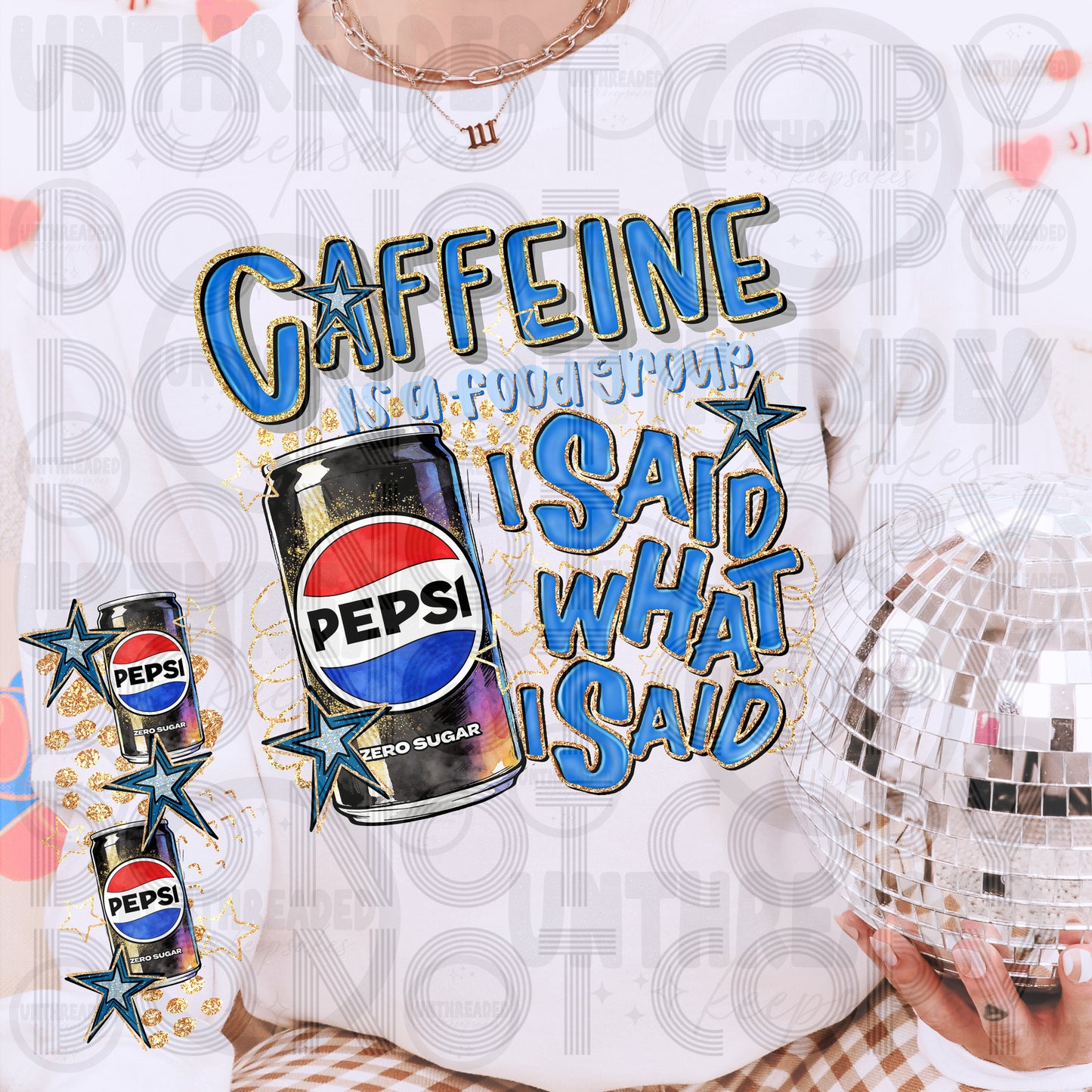 I Said What I Said Caffeine Sweatshirt | Drink Lover Zero Pep