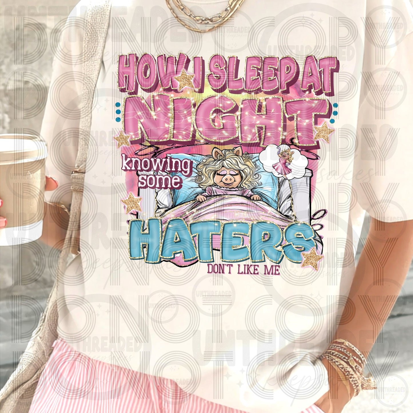 How I Sleep at Night Shirt | Funny Attitude Graphic Tee | Sassy Quote T-Shirt