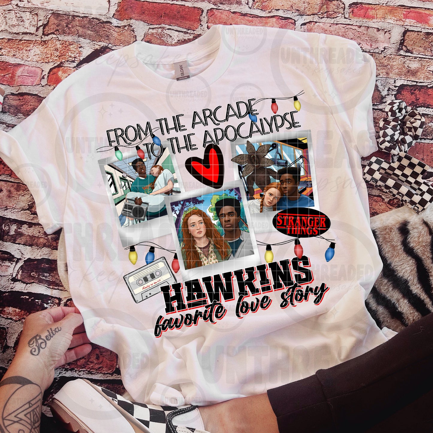 Hawkins Favorite Love Story Shirt – From the Arcade to the Apocalypse Tee