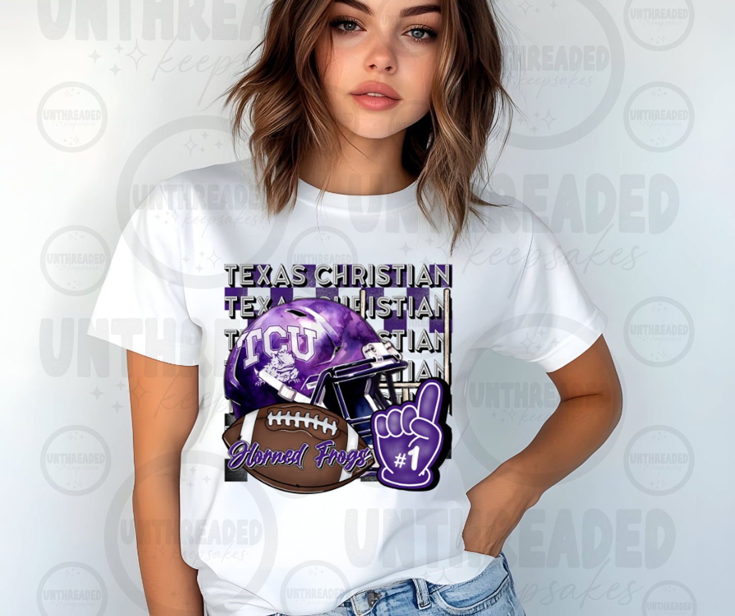 Football Season Graphic T-Shirt | Touchdowns & Team Spirit Tee TCU