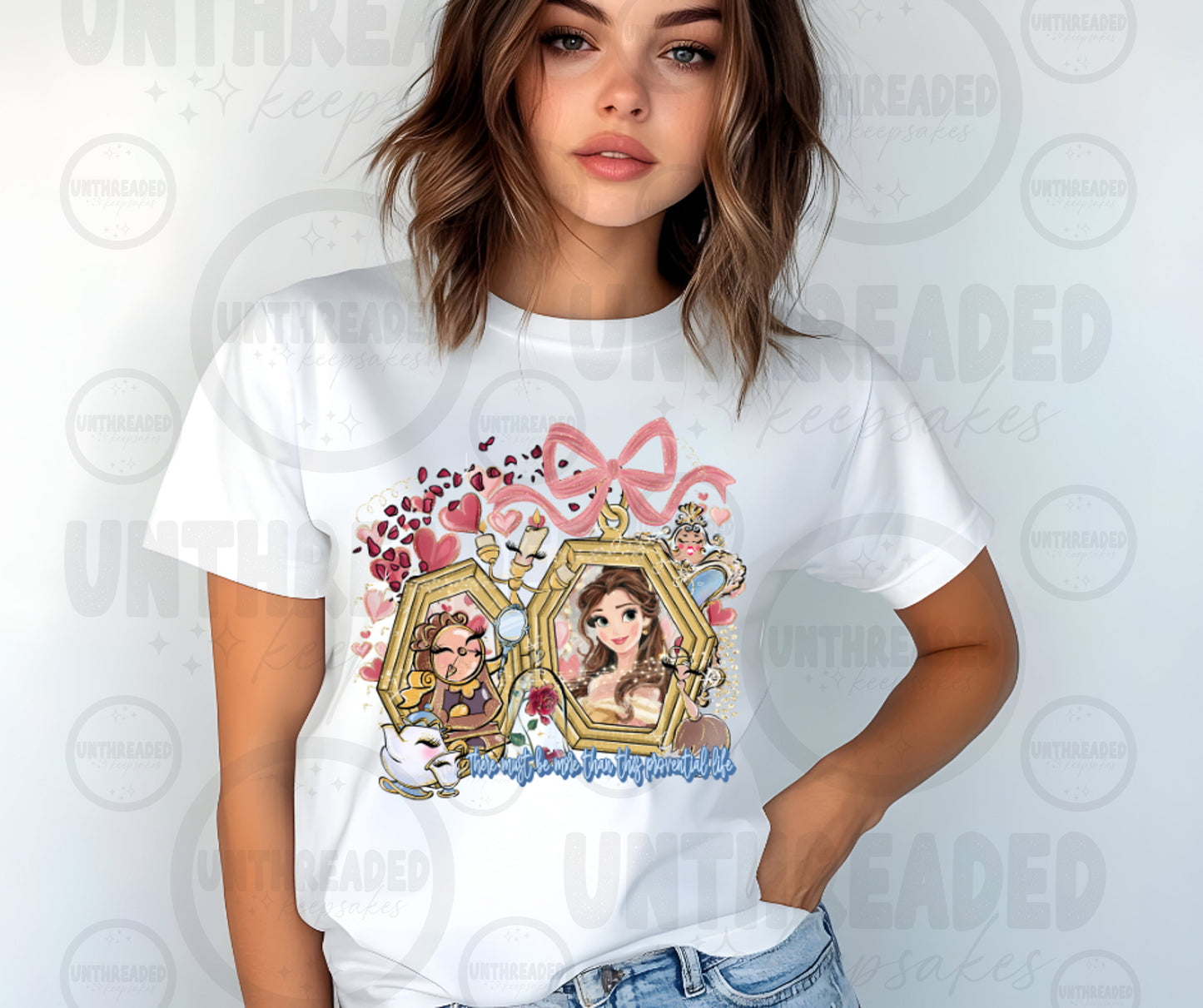 Once Upon a Rose Princess Graphic Tee – Whimsical Storybook Shirt