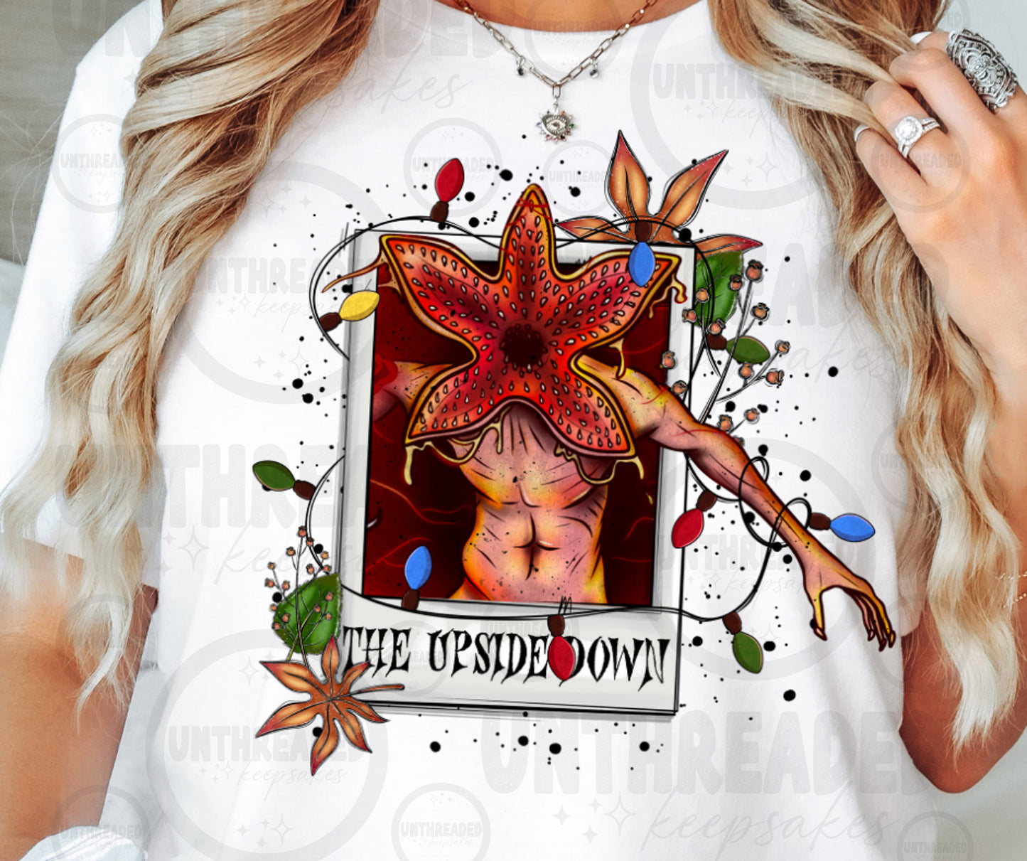 The Upside Down Horror Graphic Tee | Stranger-Inspired Fan Shirt