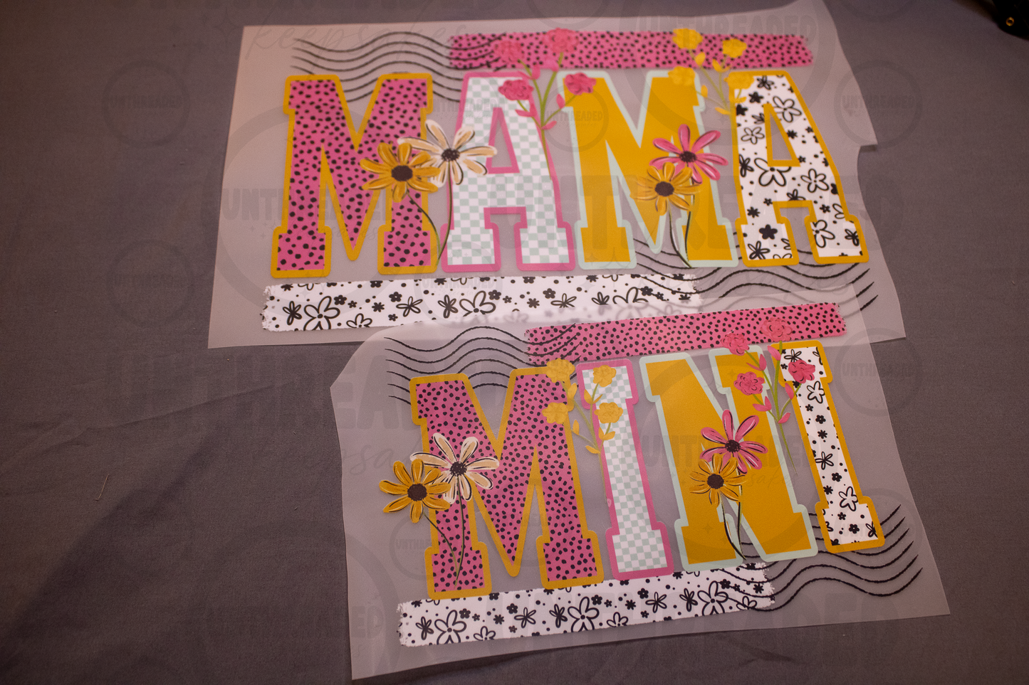 DTF Destash Transfer #19 Ready to Press MAMA MINI