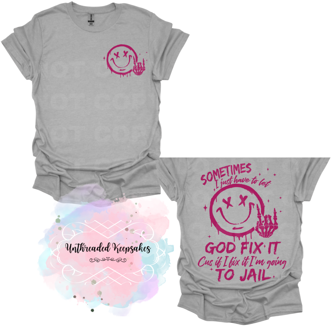 Sometimes I have to let go Womens Graphic T-shirt