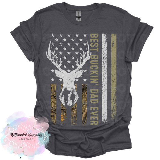 Best Bucking Dad Ever T-Shirt