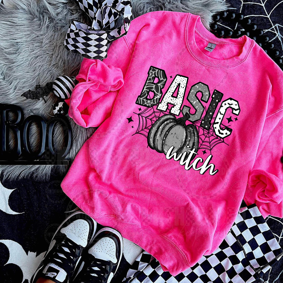 Basic Witch Halloween Graphic Tee & Sweatshirt