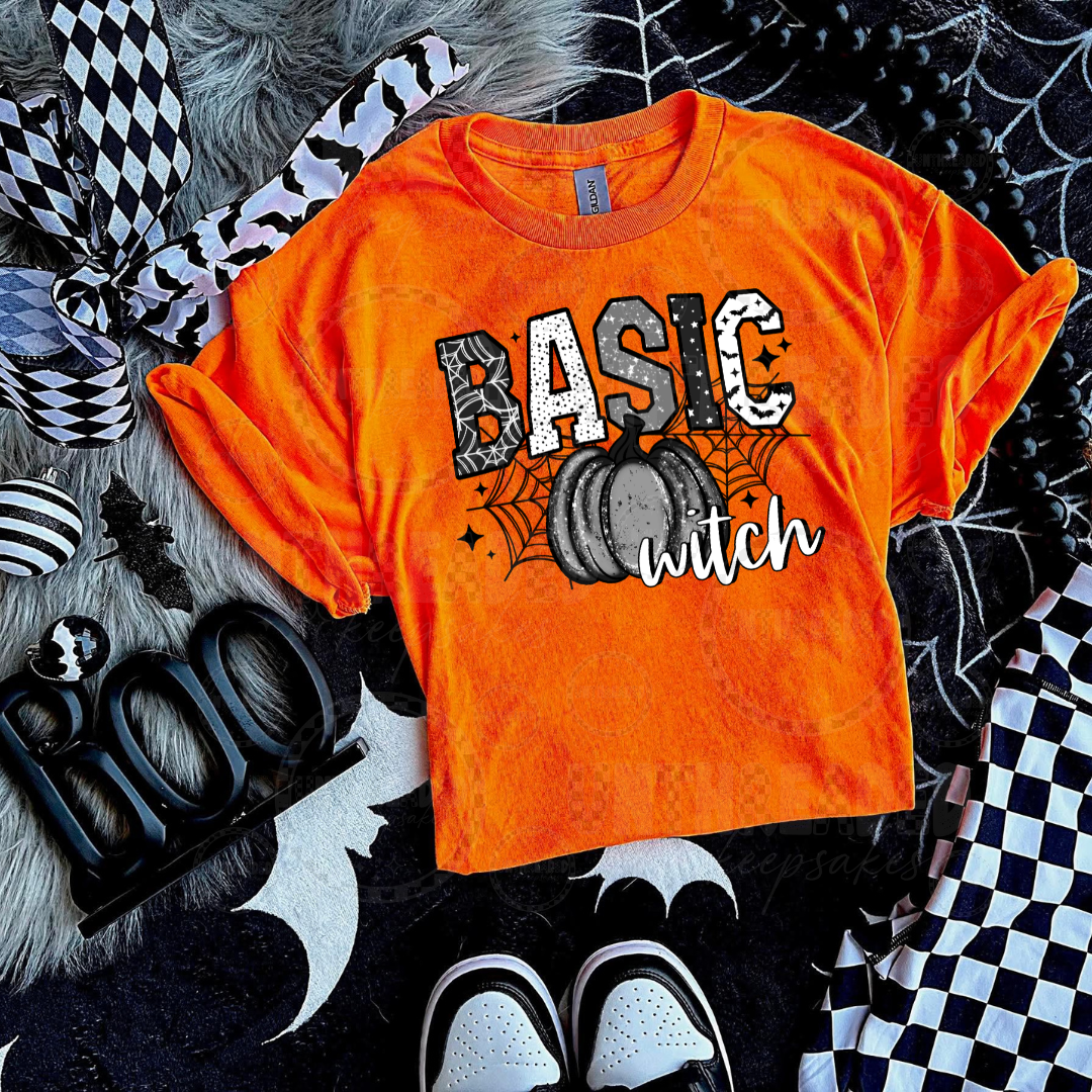 Basic Witch Halloween Graphic Tee & Sweatshirt