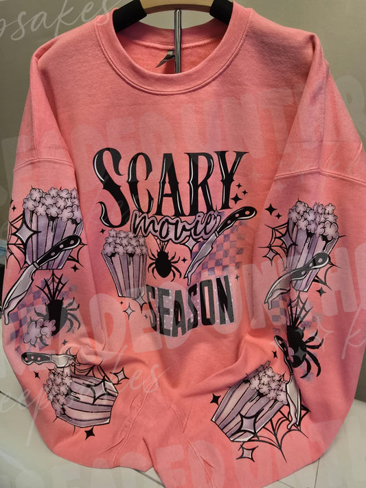 π»πΏ Scary Movie Season Hot Pink Sweatshirt