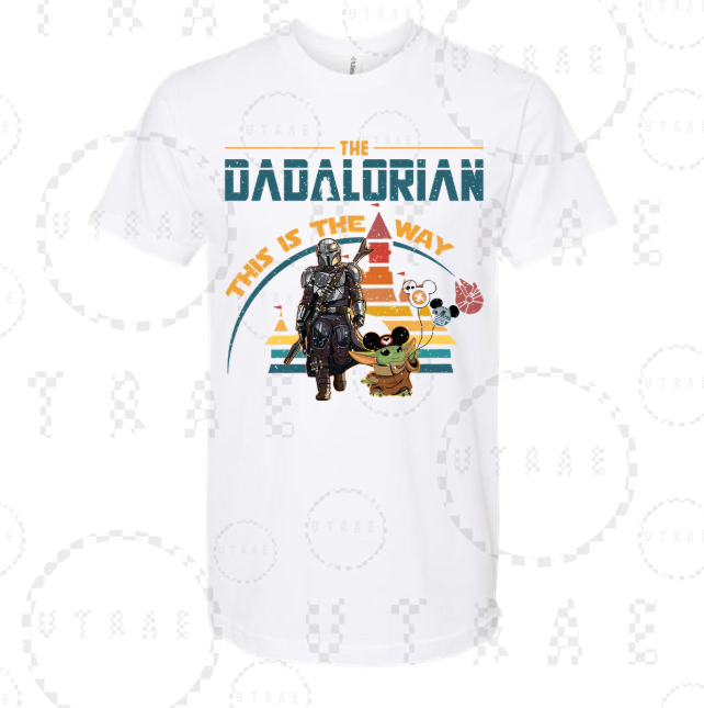 The Dadalorian This Is The Way graphic T-shirt - size Medium