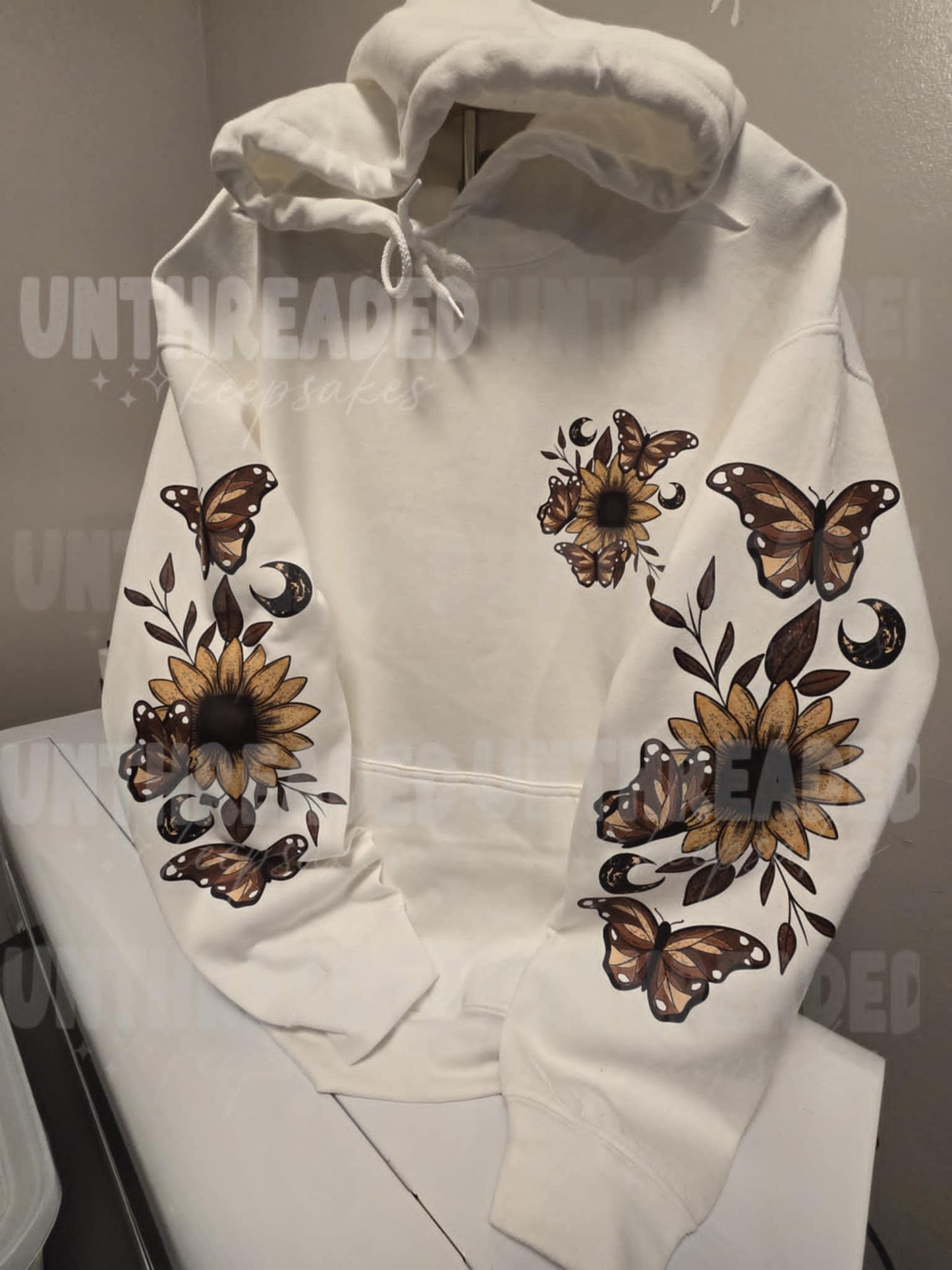 π»π¦ Sunflower & Butterfly Boho Hoodie β Cozy Autumn Vibes π