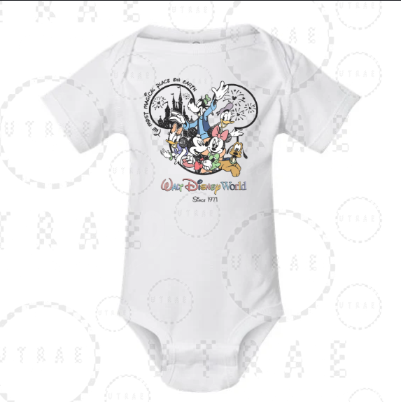 Magic Place on Earth character infant bodysuit - newborn
