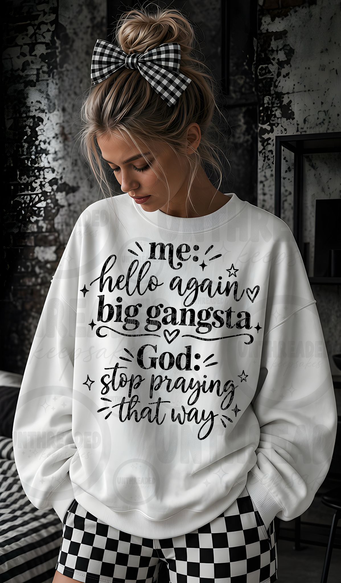 Funny prayer Christian graphic shirt