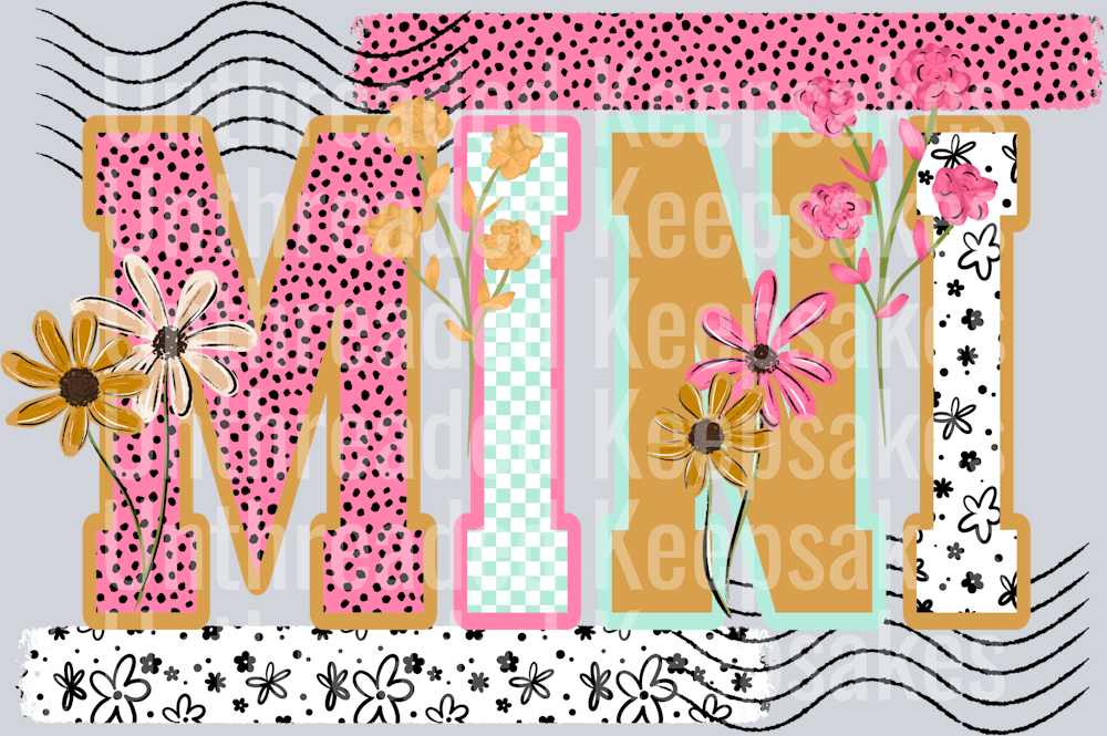 Mini_Washi_Tape_And_Florals DTF Transfer