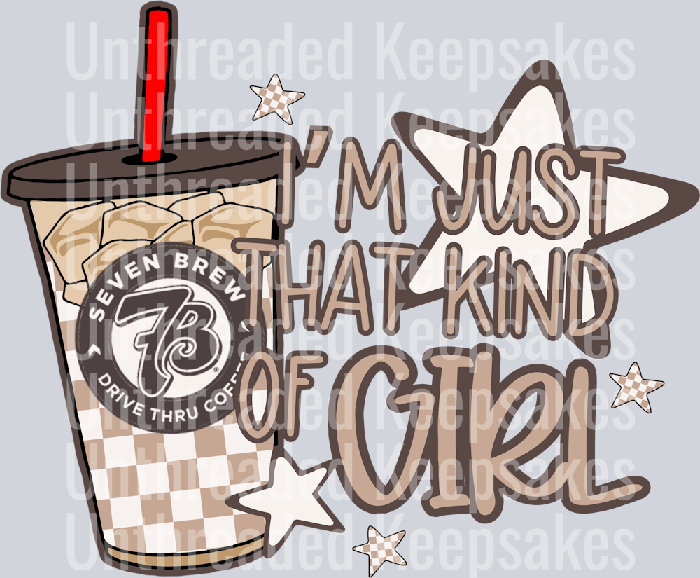 THAT GIRL SEVEN BREW DTF Transfer