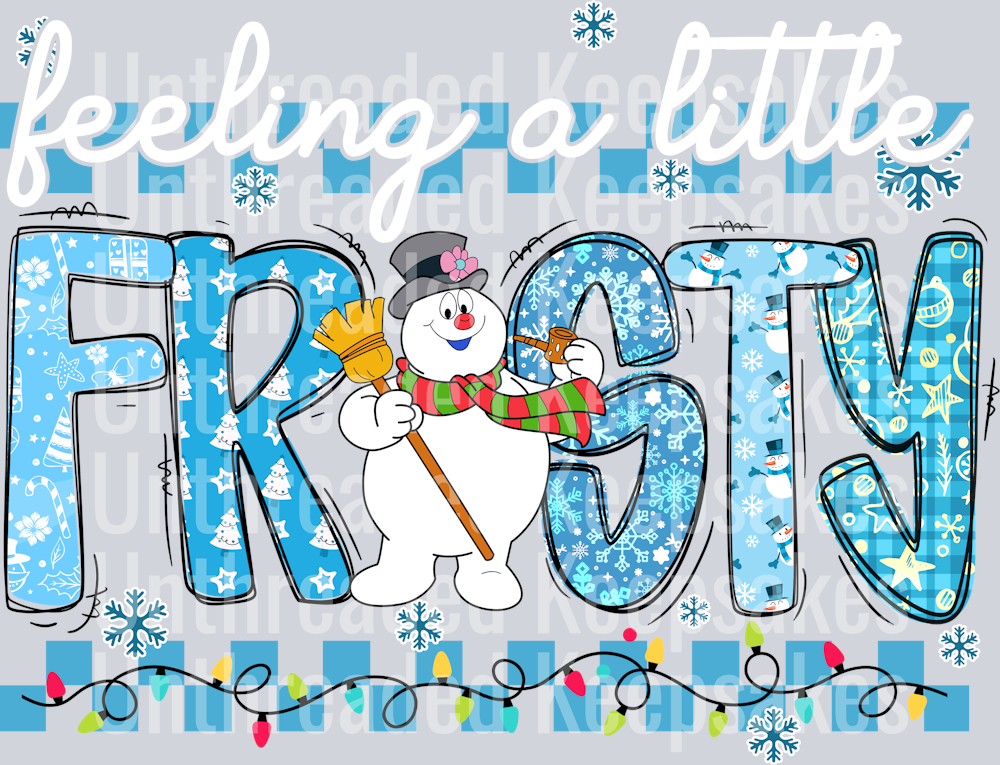 Frosty DTF Transfer