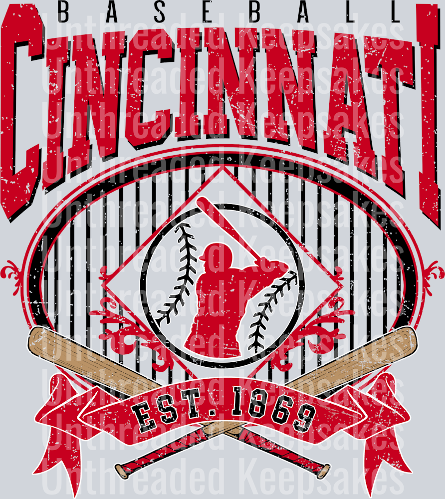 CincinnatiReds-1881-22 DTF Transfer