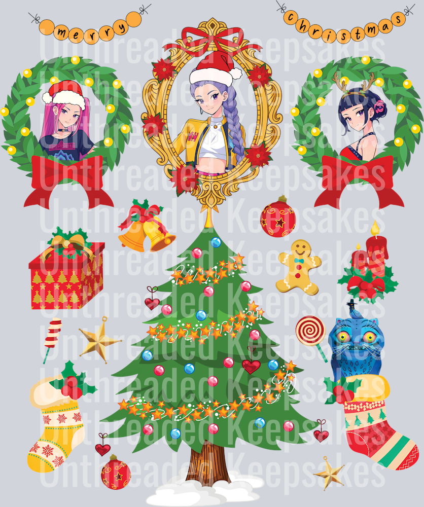 Happy Christmas DTF Transfer