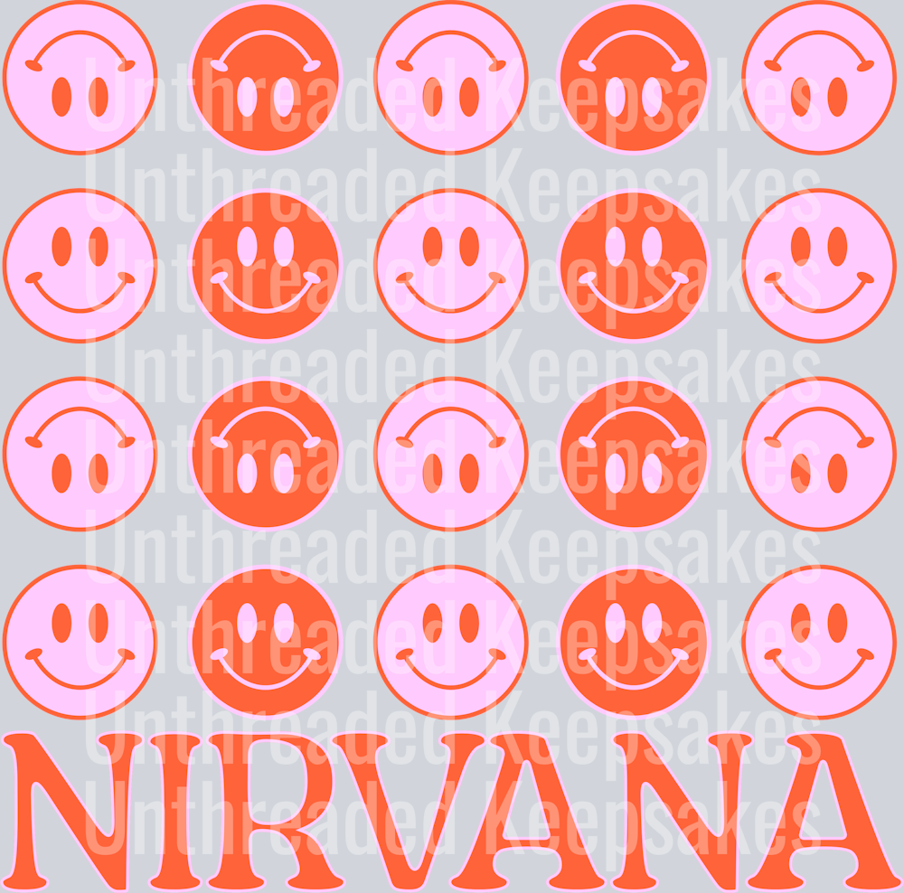 NIRVANA (2)DTF TRansfer