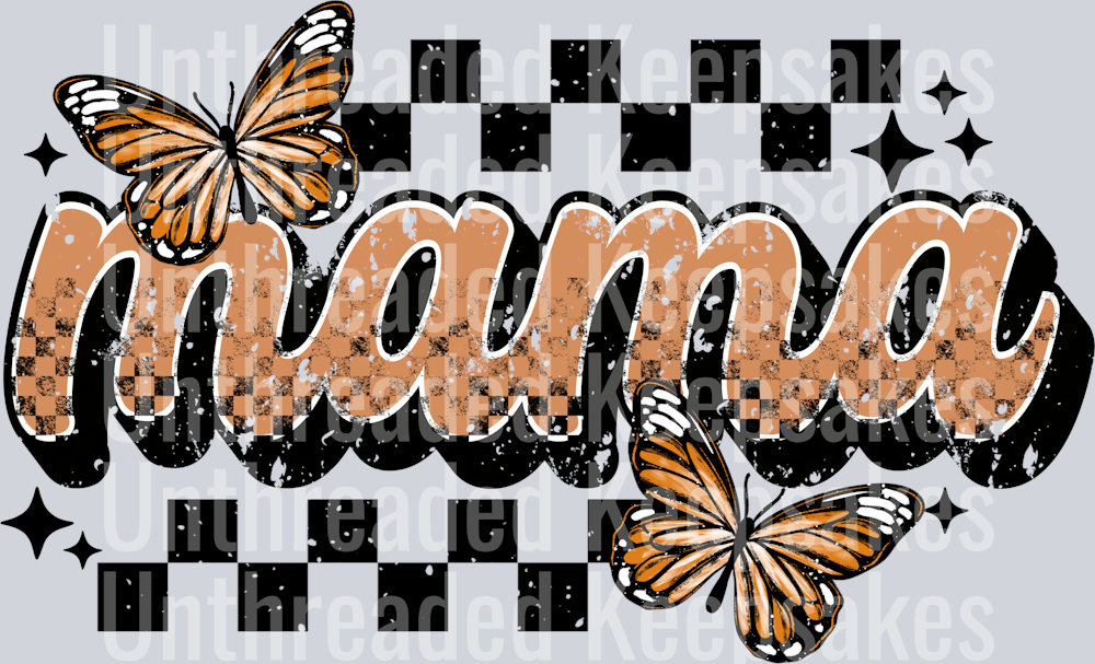 mama butterfly DTF Transfer