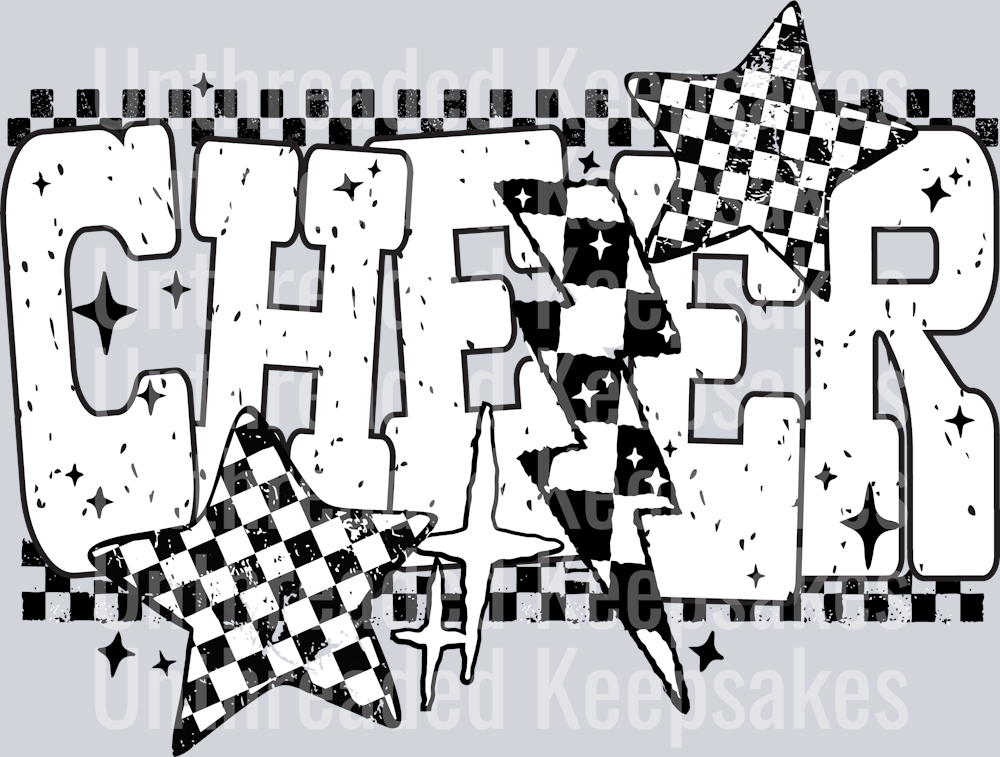 CheerCheckers1-DTF Transfer