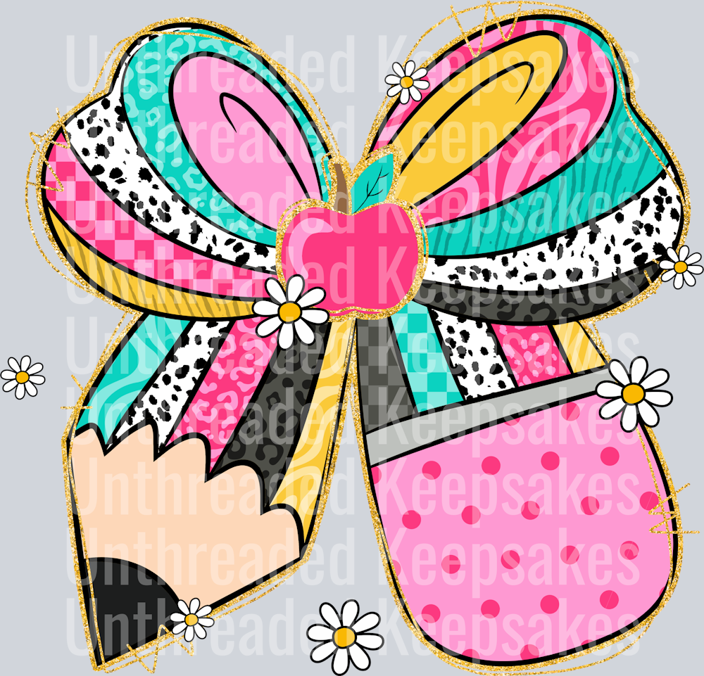 Little Minds Teacher Pocket DTF Transfer