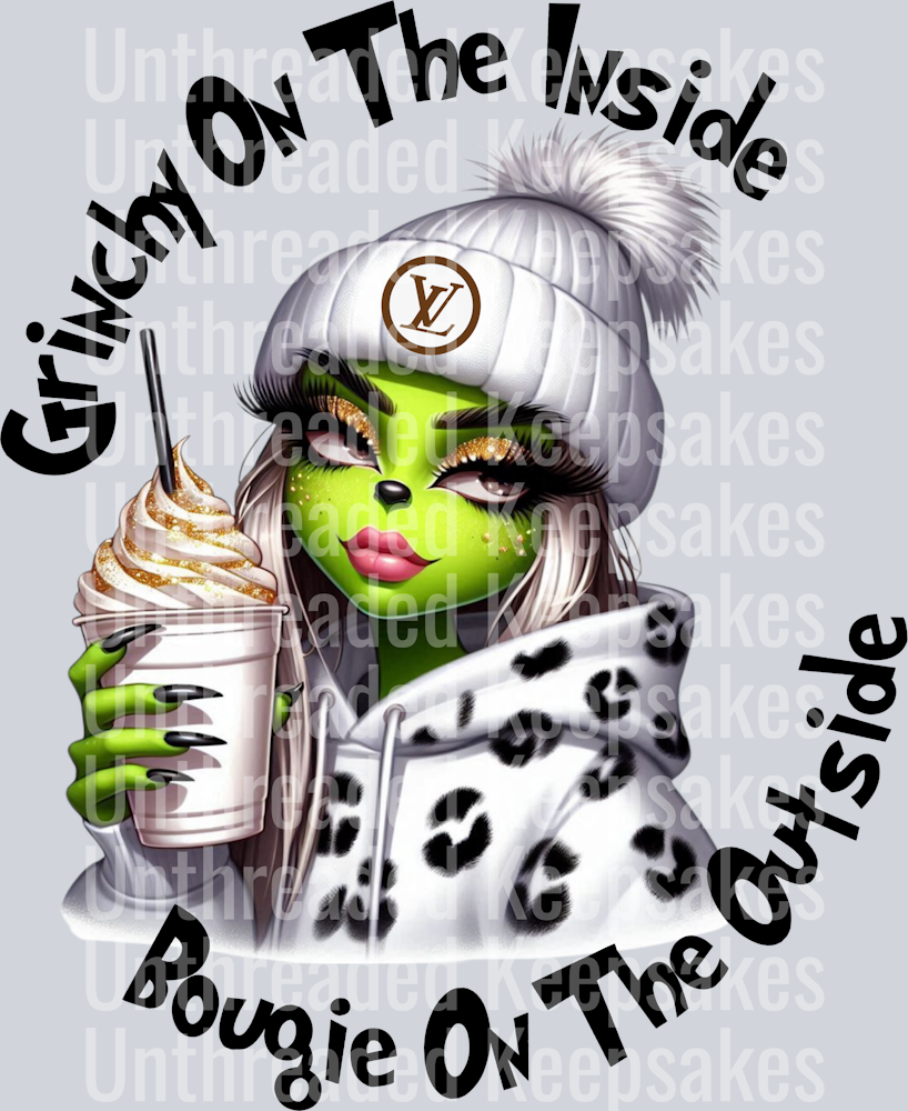 Grinch’s girl DTF Transfer