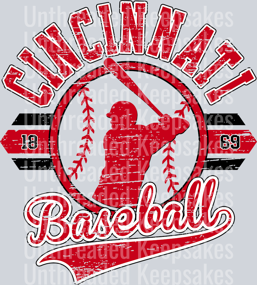 CincinnatiReds1869-23.2 DTF Transfer