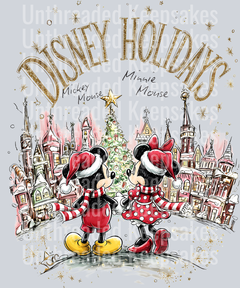 disneyxmas DTF Transfer