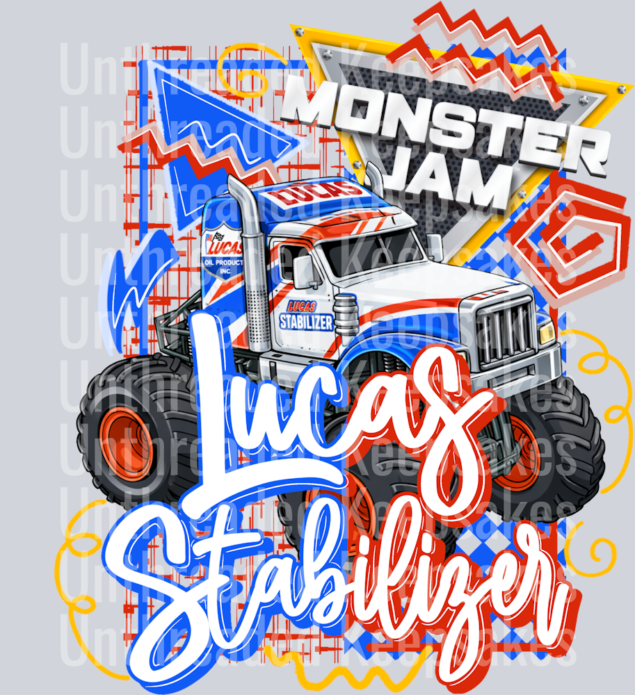 Retro Lucas Stabilizer DTF Transfer